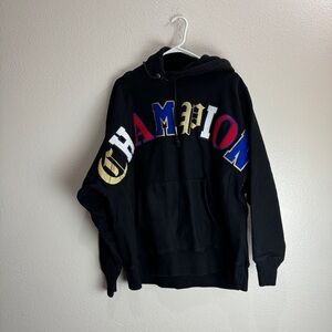 Champion Reverse Weave Big Letters Jacket Size XL